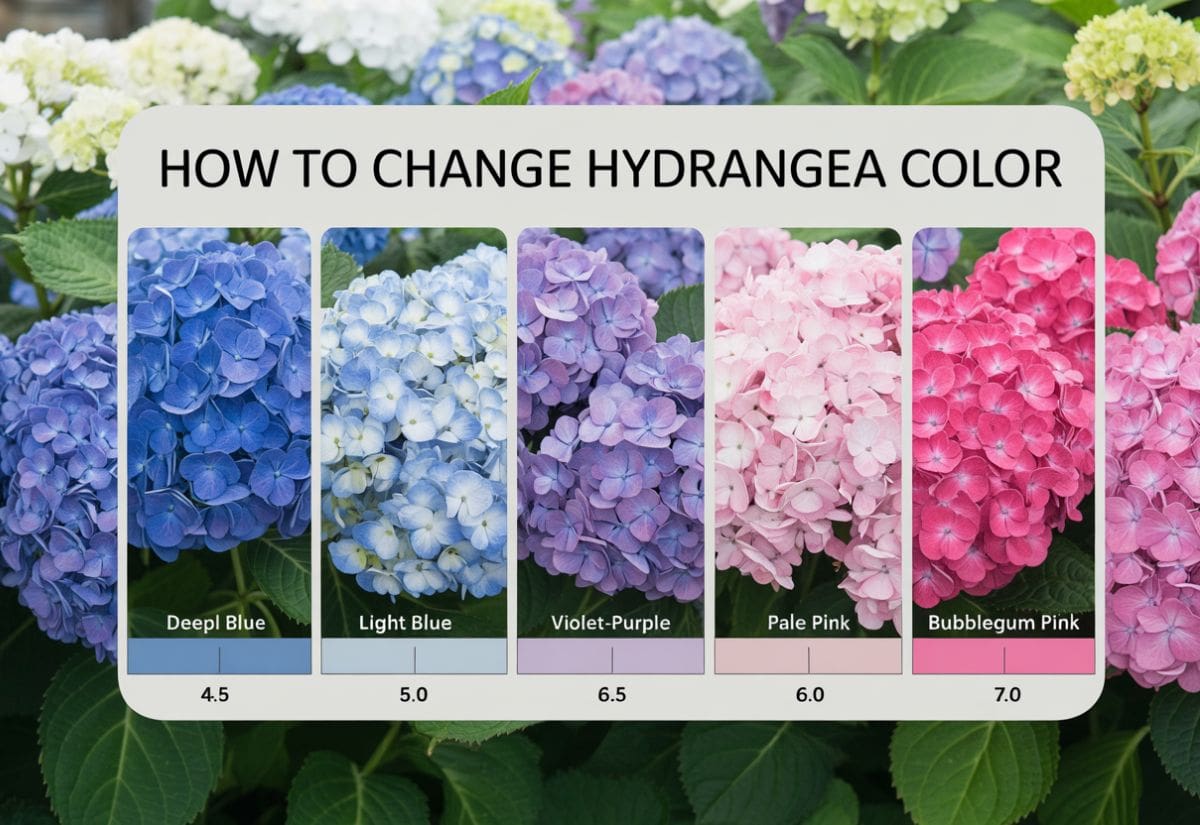 How to Change Hydrangea Color to Blue, Pink Or Even Purple