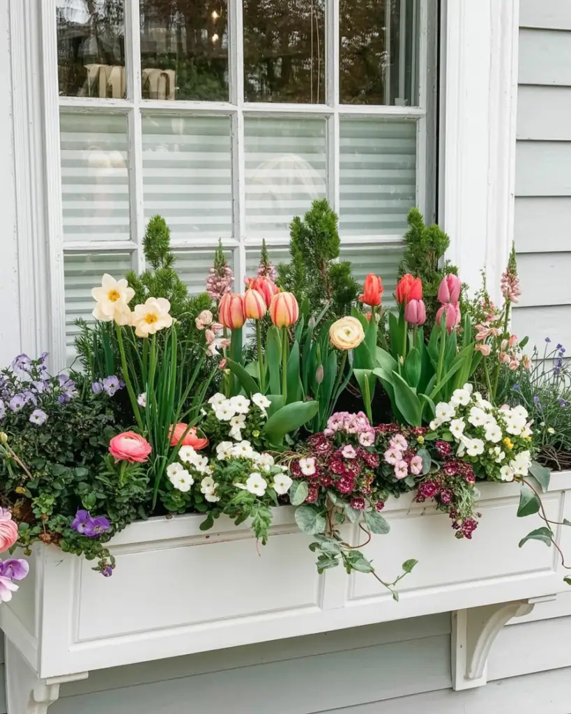 30 Dreamy Tulip Planting Ideas for a Fairytale Front House Garden 15