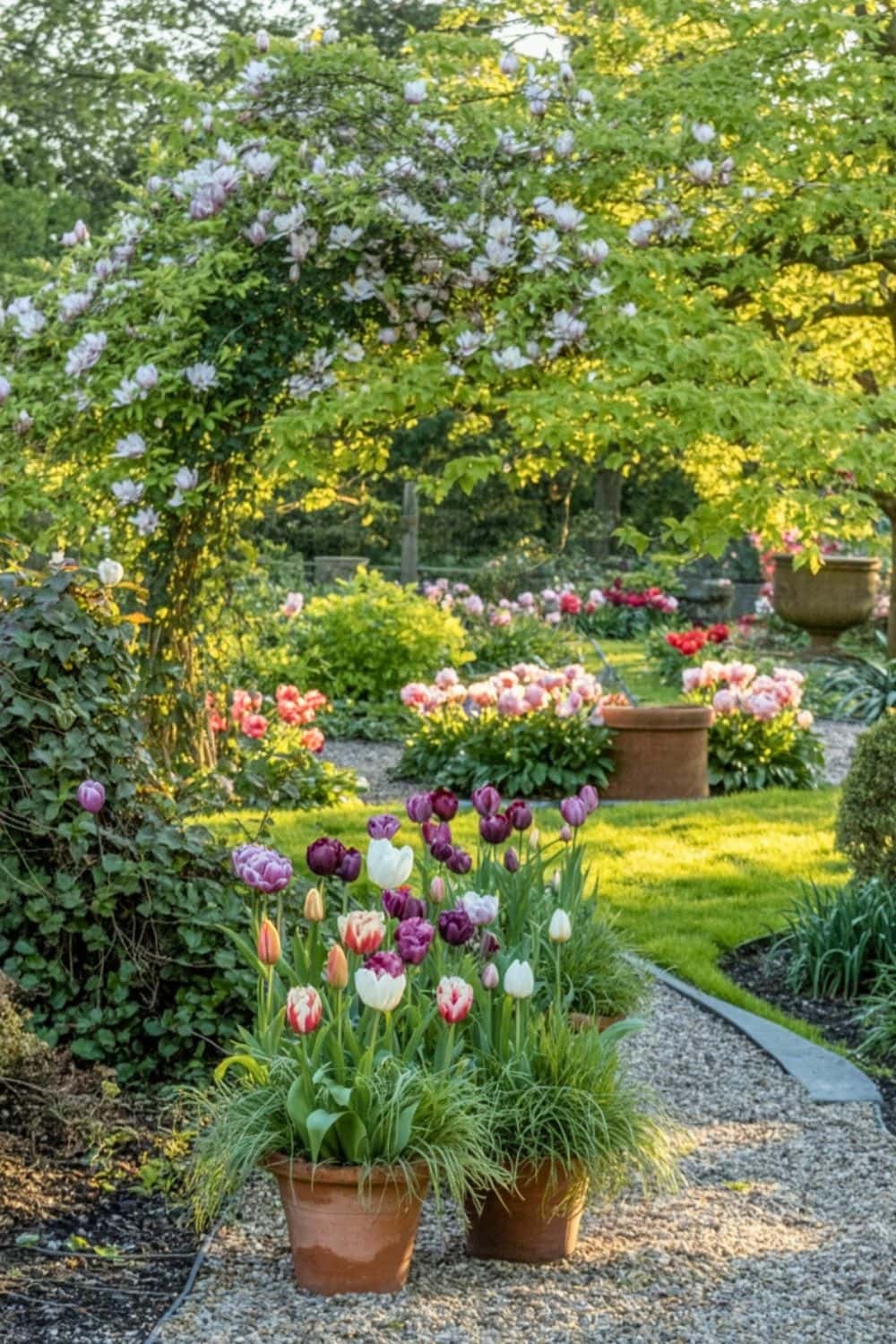 30 Dreamy Tulip Planting Ideas for a Fairytale Front House Garden 17