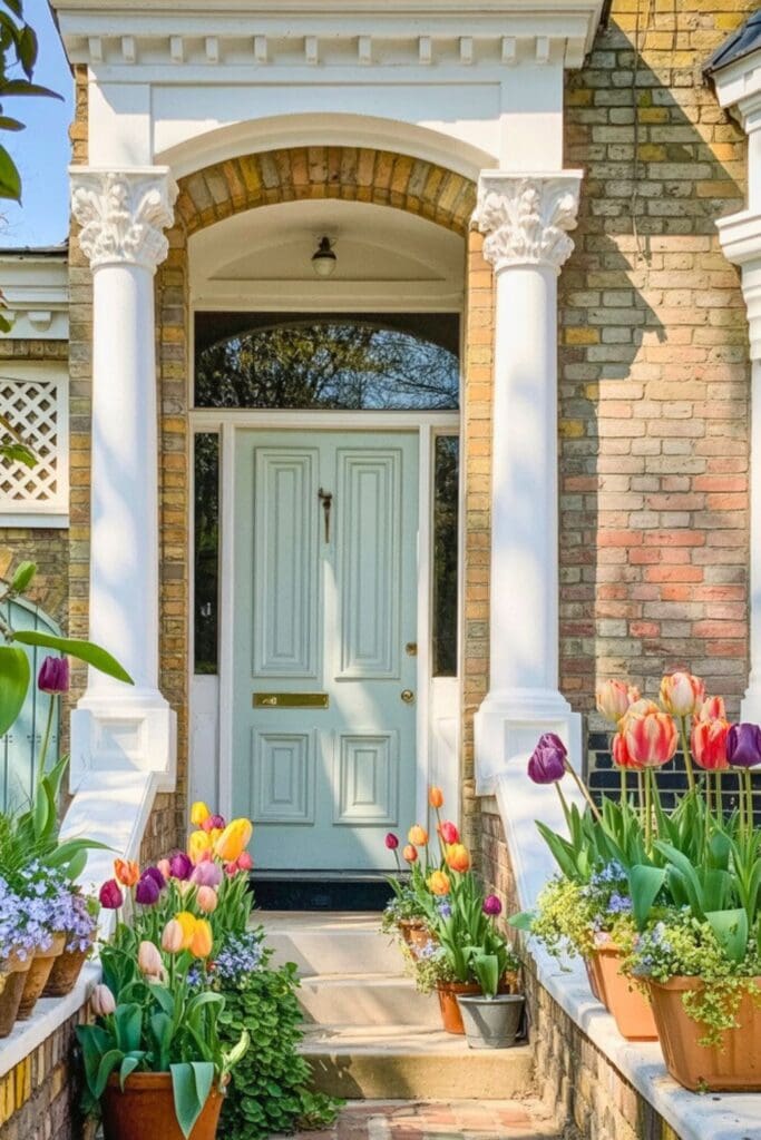 30 Dreamy Tulip Planting Ideas for a Fairytale Front House Garden 14
