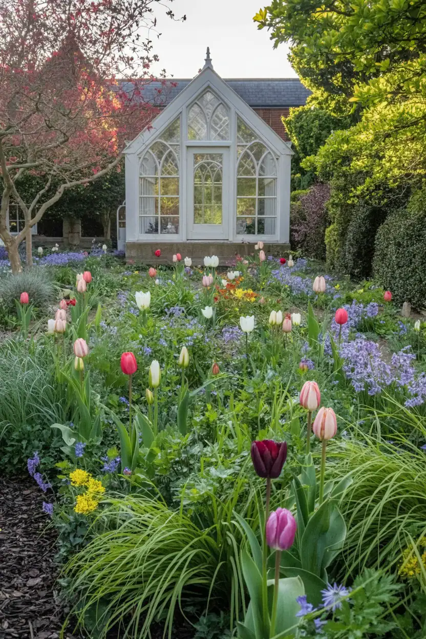 30 Dreamy Tulip Planting Ideas for a Fairytale Front House Garden 6
