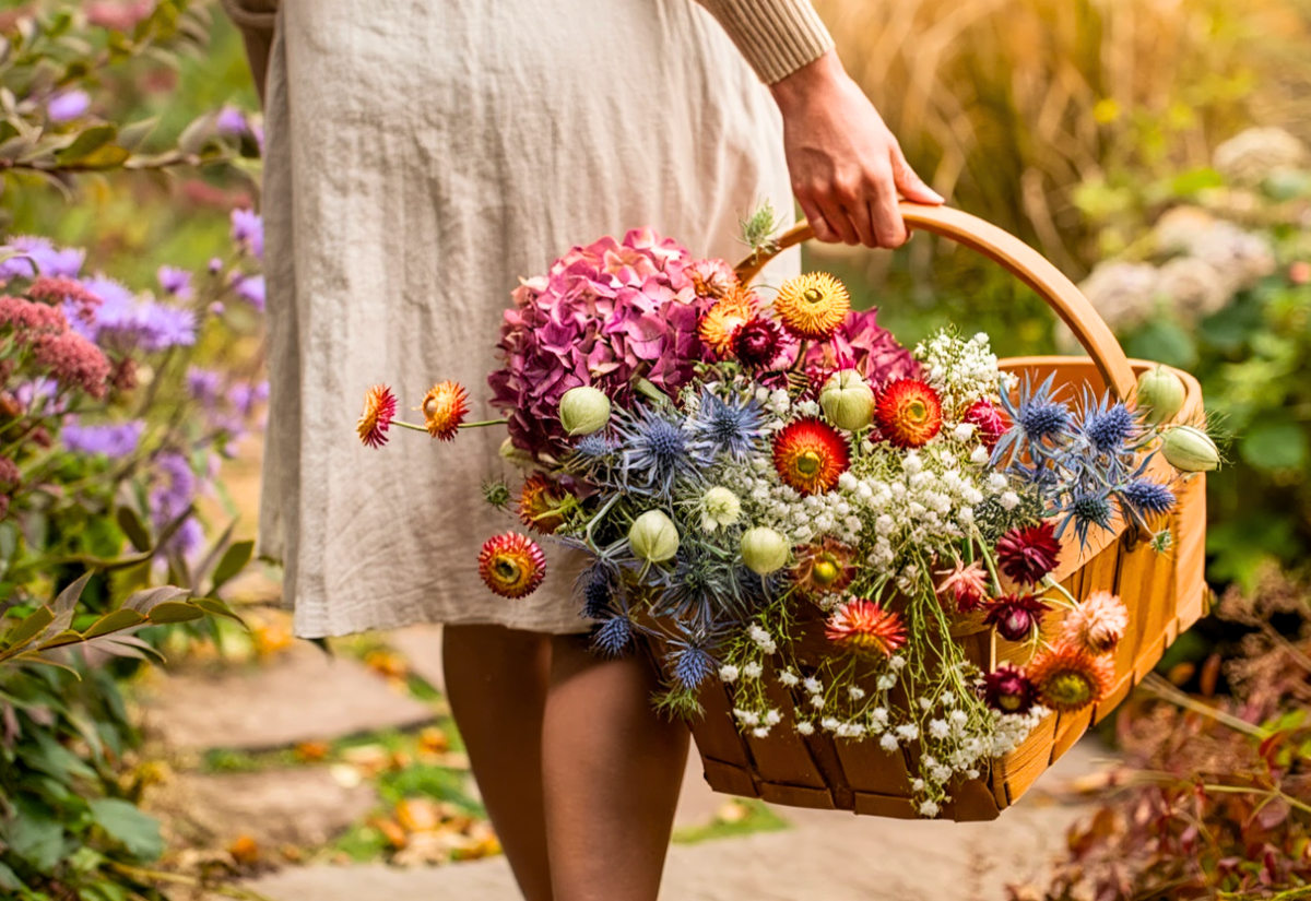 10 Cottage Garden Flowers to Harvest Now for Beautiful Dried Arrangements