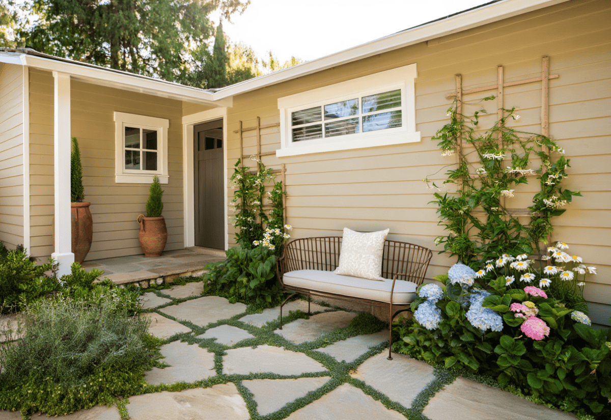 italian inspired garden