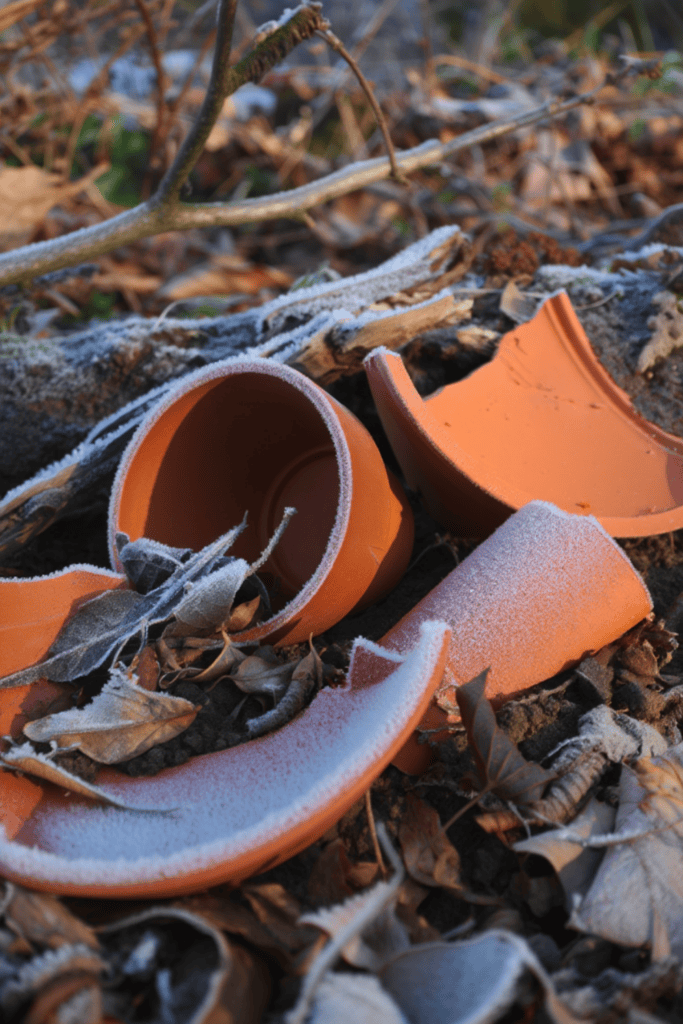 Broken Terracotta Pots You Sweep Aside