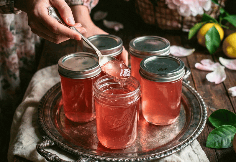 Low Sugar Peony Petal Jelly: Bottling the Fragrance of Early Summer